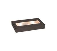 Mawa One Piece 7, lámpara de pared LED, oscuro bronce