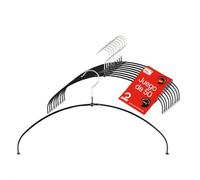 MAWA Perchas Light, Set de 50 Perchas Ahorra Espacio y Antideslizantes, Ideales para Camisetas, Tops y Suéteres Ligeros, Gancho Giratorio 360°, 40 cm, Negro