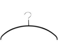 MAWA por Reston Lloyd Euro Serie Antideslizante Ahorro de Espacio Perchas para Camisas y Vestidos, Estilo 40/P, Juego de 10, Negro, Negro, Set of 12