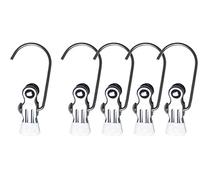 MAWA Reston Lloyd - Perchas Antideslizantes K-1 para Ropa (5 Unidades), Color Blanco