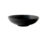 MAWERDCXG Ensalada Cuenco De Ensalada For El Hogar, Grande Negro Simple For Pasta, Plato Hondo, Vajilla Cerámica, Tazón Sopa Ensaladera