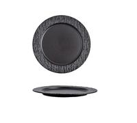 MAWERDCXG Pratos platear de Cena cerámica con diseño Piedra Creativo, Pasta for Carne casera, Platos Cocina delicados y Redondos, Utensilios Modernos Vajilla(8.5 inch-01)