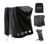 MaWGcowerd Funda para Cinta de Correr, Cubierta Plegable para caminadora, Cubierta a Prueba de Polvo e Impermeable, Cubierta de Tela Oxford Impermeable para Protector Solar (Negro)