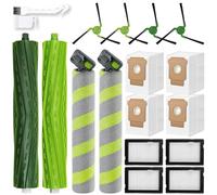 Max 705 Combo Kit de piezas de repuesto compatible con iRobot Roomba Max 705 Combo/Max 700 Series Robot Aspirador Accesorios 1 cepillo principal/4 filtros HEPA/2 mopas de rodillo/4 cepillos laterales