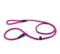 Max and Neo Cuerda antideslizante de plomo reflectante de 5 pies - Donamos una correa a un perro de rescate para cada correa vendida (5 pies x 1/3 pulgadas perro pequeño, rosa)