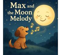 Max and The Moon Melody: A Soft Bedtime Story About Music and Moonlight 8.5 x 8.5 inch Ages 3-6 for Toddlers and Preschoolers