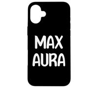 MAX Aura Energy Vibes Design for Positive Minds Tees Carcasa para iPhone 16 Plus