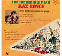 MAX BOYCE - INCREDIBLE PLAN LP (VINYL) UK EMI 1976