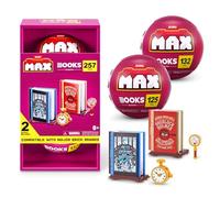 Max Build More Ladrillos prémium de plástico para Construir Books Collection (2 Pack) de ZURU. Libros clásicos para Construir en Azul, Negro y Rojo. para Adolescentes, Adultos y coleccionistas