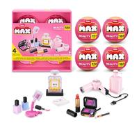 Max Build More Premium Beauty Collection Paquete de 4 de ZURU: Juguete Sorpresa con Bloques de construcción y hasta 169 Piezas. Diseños Elegantes para Construir y exhibir. para Mayores de 8 años