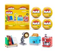 Max Build More Premium Colección Hogar Paquete de 4 de ZURU: Juguete Sorpresa con Bloques. hasta 601 Piezas y diseños interactivos para Construir y exhibir. para Mayores de 8 años