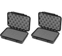 MAX Cases - MAX002S.079 - Maleta hermética con Espuma pre-Cortada a cubetas - Dimensiones internas 212 x 140 x 47 mm (Paquete de 2)