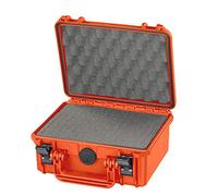 MAX Cases - MAX235H105S.001 Naranja - Maleta hermética con Espuma pre-Cortada a cubetas - Dimensiones internas 235 x 180 x 106 mm