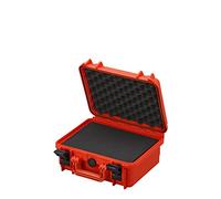 Max Cases - MAX300S.001 Naranja - Maleta hermética con espuma pre-cortada a cubetas - dimensiones internas 300 x 225 x 132 mm