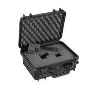 Max Cases - MAX300S.079 Negro - Maleta hermética con espuma pre-cortada a cubetas - dimensiones internas 300 x 225 x 132 mm
