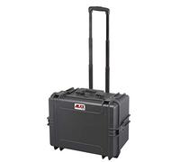 MAX Cases - MAX505H280STR.079 Negro - Maleta hermética con Espuma pre-Cortada a cubetas y Trolley - Dimensiones internas 500 x 350 x 280 mm