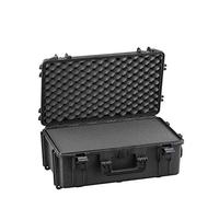 MAX Cases - MAX520S.079 Negro - Maleta hermética con espuma pre-cortada a cubetas - dimensiones internas 520 x 290 x 200 mm