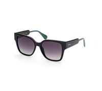 MAX&Co Mujer MO0036 01A Gafas de sol Inyectado Negro Fumar Cuadrada Normal