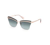 MAX&Co Mujer MO0103 33P Gafas de sol Metal Oro Verde Mariposa Normal