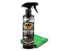 MAX DETAIL-LAB - Quickdetailer - Limpieza Coche Quick Detailer Cera Líquida, Alto Brillo Exterior, Secado Rápido, Efecto Repelente Agua Antilluvia, Kit Limpieza Detailing Car Profesional, 500ml