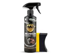 MAX DETAIL-LAB - Shine & Protection - Renovador Plasticos Coche, Restaurador Hidratador Abrillantador Neumaticos Gomas, Reparador Rejuvenecedor, Kit Limpieza Detailing Car Profesional Moto, 500ml