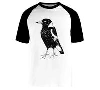MAX El Urraca - Recaudando Fondos para Birdlife Australia Camiseta Blanca Unisex De Béisbol De Manga Corta White Unisex Baseball tee Short Sleeve T-Shirt