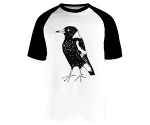 MAX El Urraca - Recaudando Fondos para Birdlife Australia Camiseta Blanca Unisex De Béisbol De Manga Corta White Unisex Baseball tee Short Sleeve T-Shirt