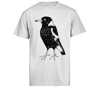 MAX El Urraca - Recaudando Fondos para Birdlife Australia Camiseta Gris para Hombres De Manga Corta Grey Men tee Short Sleeve T-Shirt