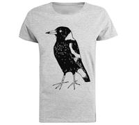 MAX El Urraca - Recaudando Fondos para Birdlife Australia Camiseta Gris para Mujeres De Manga Corta Grey Women tee Short Sleeve T-Shirt