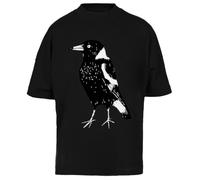 MAX El Urraca - Recaudando Fondos para Birdlife Australia Camiseta Negra Oversize Unisex Black Baggy tee Unisex Oversize T-Shirt
