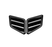 Max Estilo Capó Delantero Rejillas de VentilacióN Cubierta de Capó Embellecedor Universal para Focus Corsa Fiesta, Negro Brillante