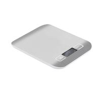 Max excell Báscula cocina digital LCD 10 kg precisión 1 g, Plata