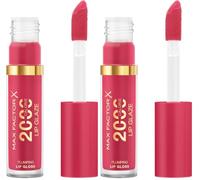 Max Factor, 2000 Calorie Lip Glaze, Brillo de Labios, 30 - First Sip, 4.4 ml (Paquete de 2)