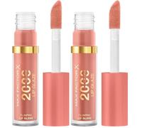 Max Factor 2000 Calorie Lip Glaze Labial 050, Guava Flair, 4.4 ml (Paquete de 2)