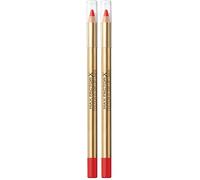 Max Factor Colour Elixir Lip Liner, Perfilador de labios, Tono 60 Red Ruby - 4g (Paquete de 2)