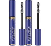 Max Factor Divine Lashes - Máscara de pestañas, tono 001 negro (Paquete de 2)