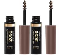 Max Factor gel de cejas 2000 Calorie Brow Sculpt 001 Soft Brown 4,5ML (Paquete de 2)
