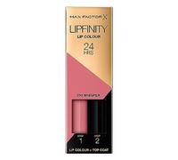 Max Factor LipFinity Classic Pintalabios Tono 010 Whisper, Step1: 2.3 ml y Step2: 1.9 g