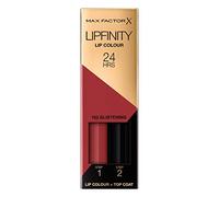 Max Factor LipFinity Lip Colour Lipstick Pintalabios, Tono 108 Frivolous - Paso 1: 2.3ml Paso 2: 1.9g