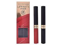 Max Factor LipFinity Lip Colour Lipstick Pintalabios, Tono: 125 So Glamurous - Paso 1: 2.3ml Paso 2: 1.9g