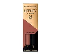 Max Factor LipFinity Lip Colour Lipstick Pintalabios, Tono 180: Spiritual - Paso 1: 2.3ml Paso 2: 1.9g