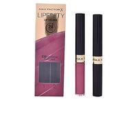 Max Factor LipFinity Lip Colour Lipstick Pintalabios, Tono 330 Essential Burgundy - Paso 1: 2.3ml Paso 2: 1.9g