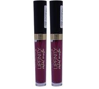 Max Factor, LipFinity Velvet Matte Pintalabios, Tono 005 Matte Merlot, 3,5 ml (Paquete de 2)