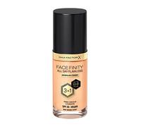 Max Factor Líquido Facefinity 3 en 1 All Day Flawless Air bursh& Vegan, Base de Maquillaje, Tono W44
