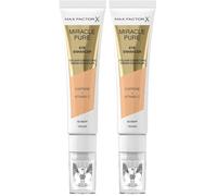 Max Factor Miracle Pure Concealer, Crema correctora Liquid Buff 02 10 ML (Paquete de 2)