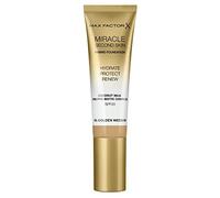 Max Factor Miracle Second Skin - Base hidratante (30 ml), Dorado-medio