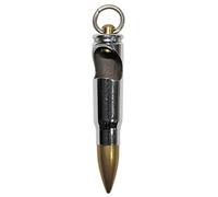 Max-Fuchs -Llavero con abrebotellas, diseño militar de bala de calibre 7,62 para AK47, color plateado