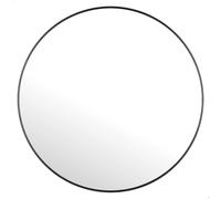 Max Home - Espejo de pared, D70 cm, ovalado, decorativo, marco invisible, estilo minimalista, para colgar, dormitorio, pasillo, entrada, baño,