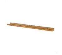 AKTIVE MAX Home Estante de Pared, 80 cm, Soporta hasta 5 kg, Efecto Roble, Sequoia, con Borde Frontal, Soporte Invisible, Decorativa, Salón, Comedor, Oficina, Estudio, Baño (18494)