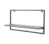 Max home estantería pared efecto cemento 1 estante 65x20x35 cm